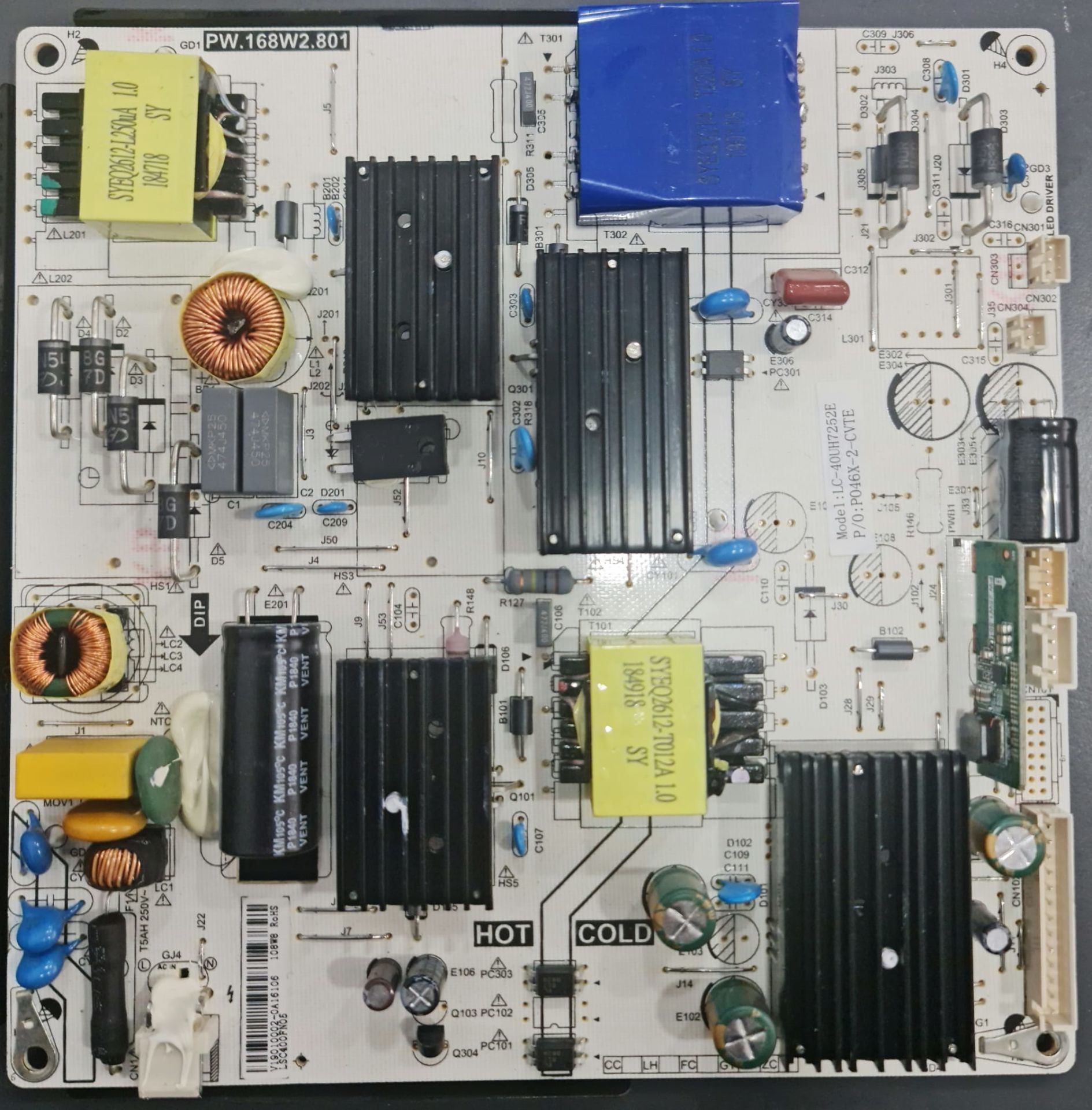 PW.168W2.801,POWER,BOARD,TV,BESLEME