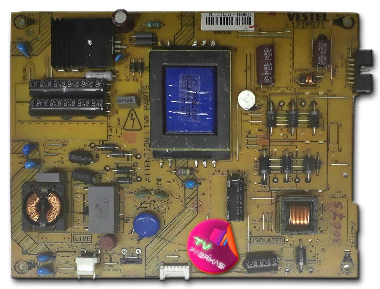 17IPS71 , 181113R3 , 23199556 , POWER BOARD , VESTEL BESLEME