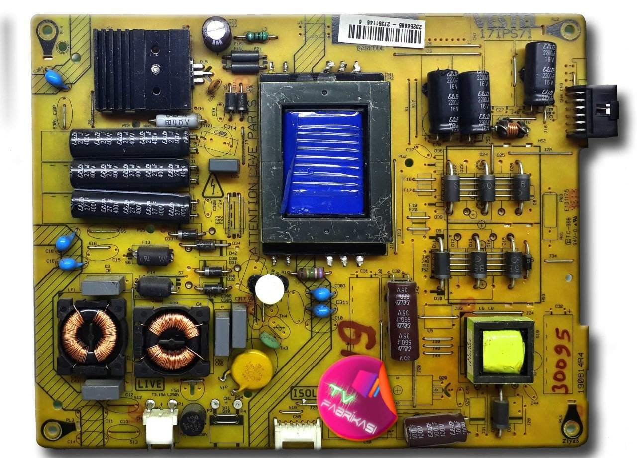 17IPS71 , 190814R4 , 23256665 , POWER BOARD , VESTEL BESLEME