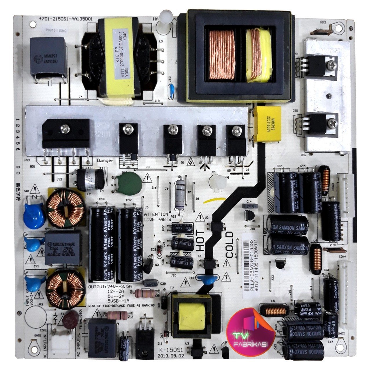 4701-2150S1-AA135D01 , K-150S1 , 42PFL3040 , LYP02776B0 , POWER BOARD , SUNNY BESLEME