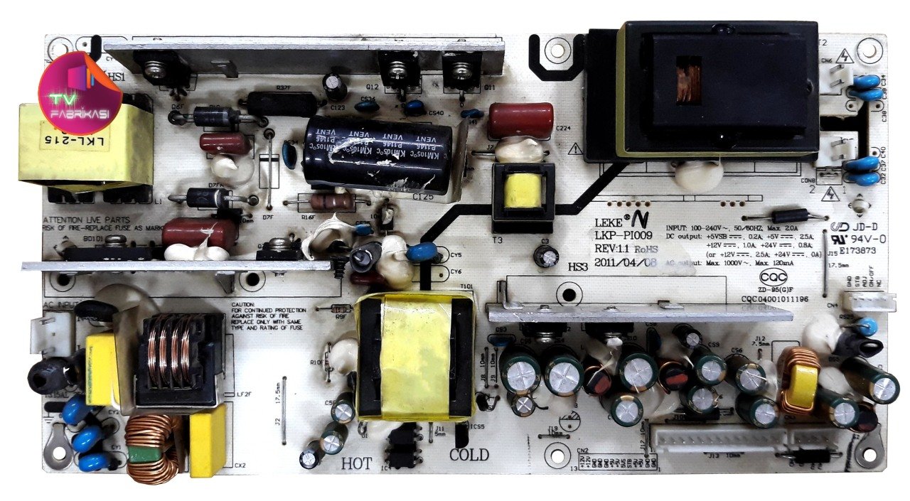 LKP-P1009 , REV1.1 , CQC04001011196 , LEKE , POWER BOARD , SUNNY BESLEME