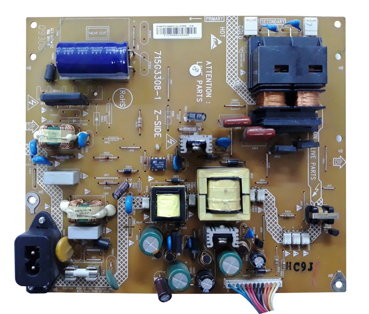 715G3308-1 , PWTV9MC1LPR6 , 32PFL5404/60 , 32PFL3404/60 , POWER BOARD , PHILIPS BESLEME