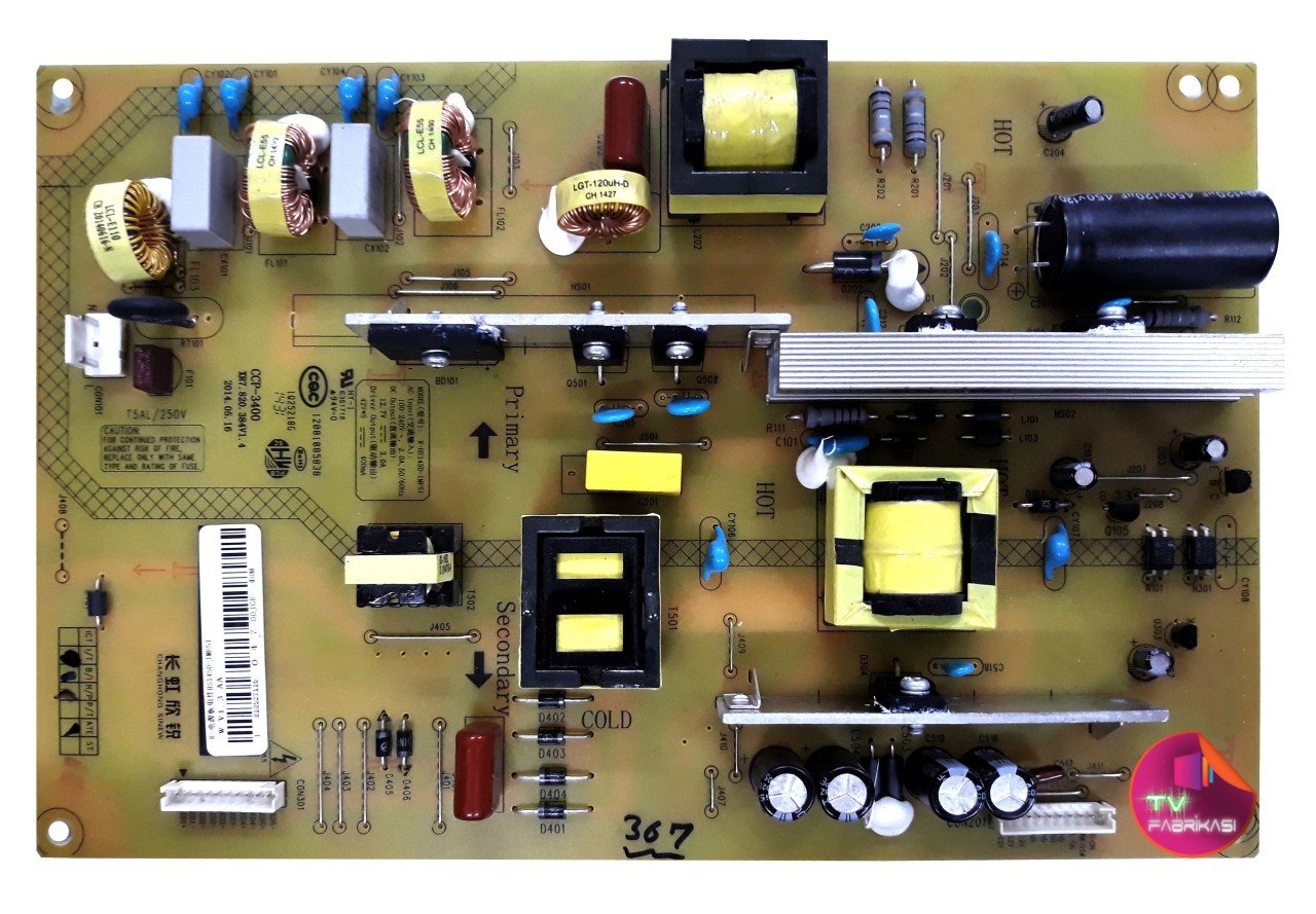 XR7.820.384 , CCP3400 , R-HS145D-1MF51 , 12001085838 , SN049DLDJ820-STCF , POWER BOARD , SUNNY BESLEME