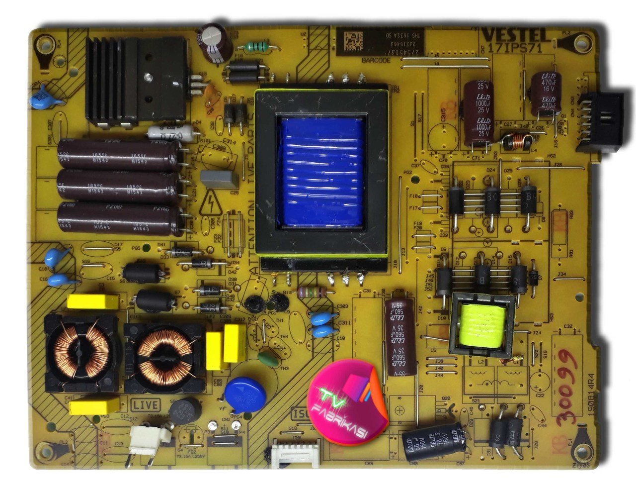 17IPS71 , 190814R4 , 23216463 , POWER BOARD , VESTEL BESLEME