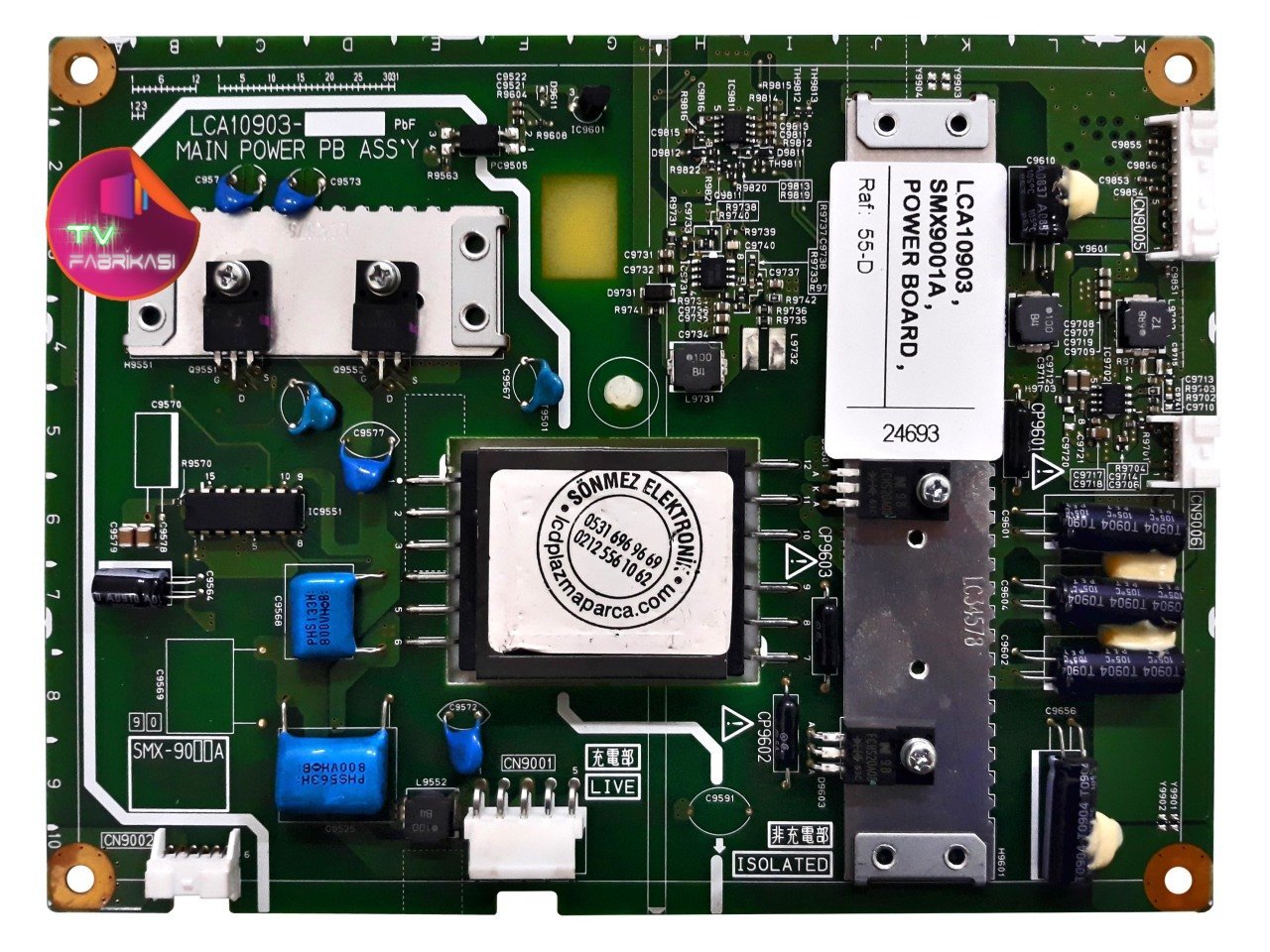 LCA10903 , SMX9001A , POWER BOARD , DİĞER , BESLEME