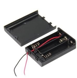 Algatec IC-233E 3'lü Pil Kutusu Kapaklı Swıtchlı 10 Adet