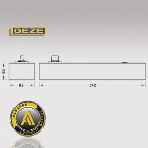 Geze TS 550 NV Zemine Gömme Kapı Kapatıcı Hidrolik