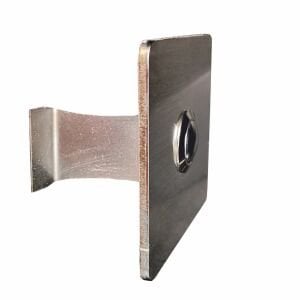 Algatec Paslanmaz 304 Kare Zil butonu 70x70mm