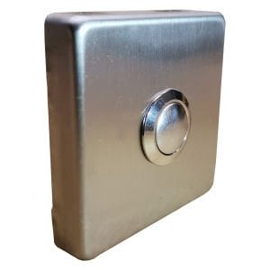 Paslanmaz Tek Kontak Dekoratif Zil Butonu