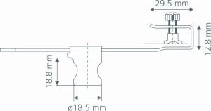Canex Cam Kilidi Sürme 140 mm