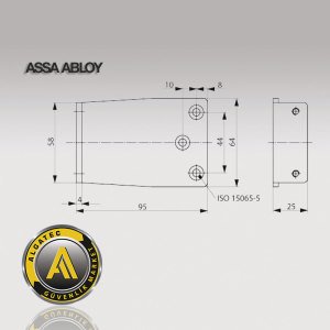 Assa Abloy DCA 154 PA Braket