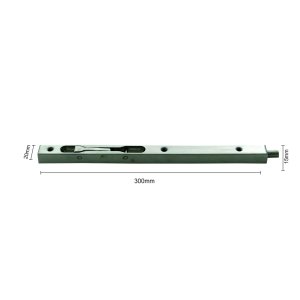 Algatec Paslanmaz Kapı Sürgüsü 30cm