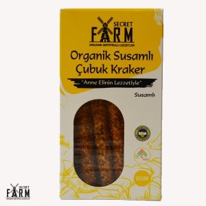 Organik Susamlı Çubuk Kraker