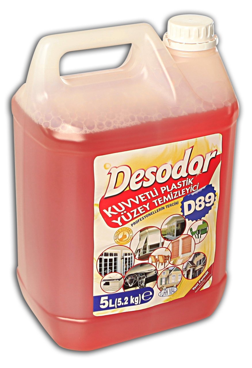 DESODOR D89 KUVVETLİ PLASTİK YÜZEY TEMİZLEYİCİ 5L