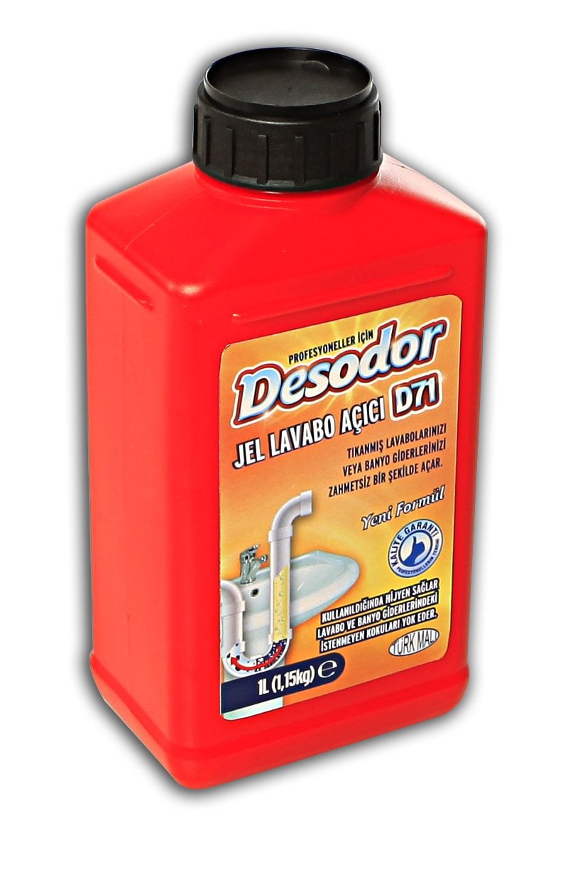 DESODOR® D71 JEL LAVABO AÇICI 1L