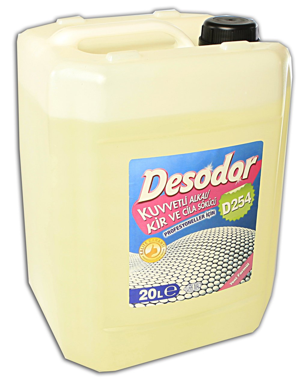 DESODOR D254 KUVVETLİ ALKALİ KİR VE CİLA SÖKÜCÜ 20L