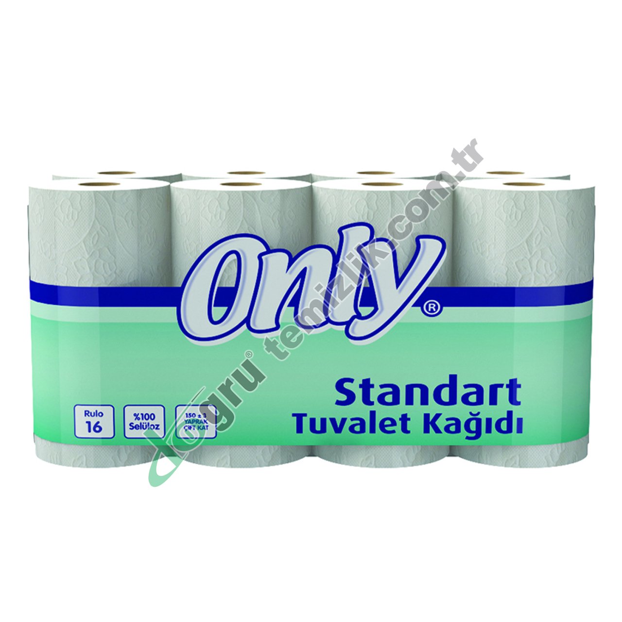 Only 16'lı Standart Tuvalet Kağıdı 2 Katlı %100 Selüloz