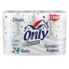 Only 24'lü Home Tuvalet Kağıdı 2 Katlı %100 Selüloz