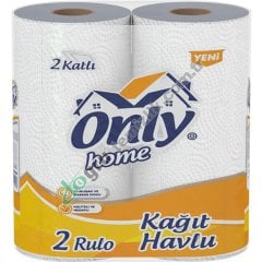 Only 2'li Home Havlu 2 Katlı %100 Selüloz