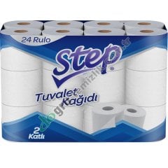 Step 24'lü Tuvalet Kağıdı 2 Katlı %100 Selüloz