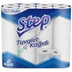 Step 32'li Tuvalet Kağıdı 2 Katlı %100 Selüloz