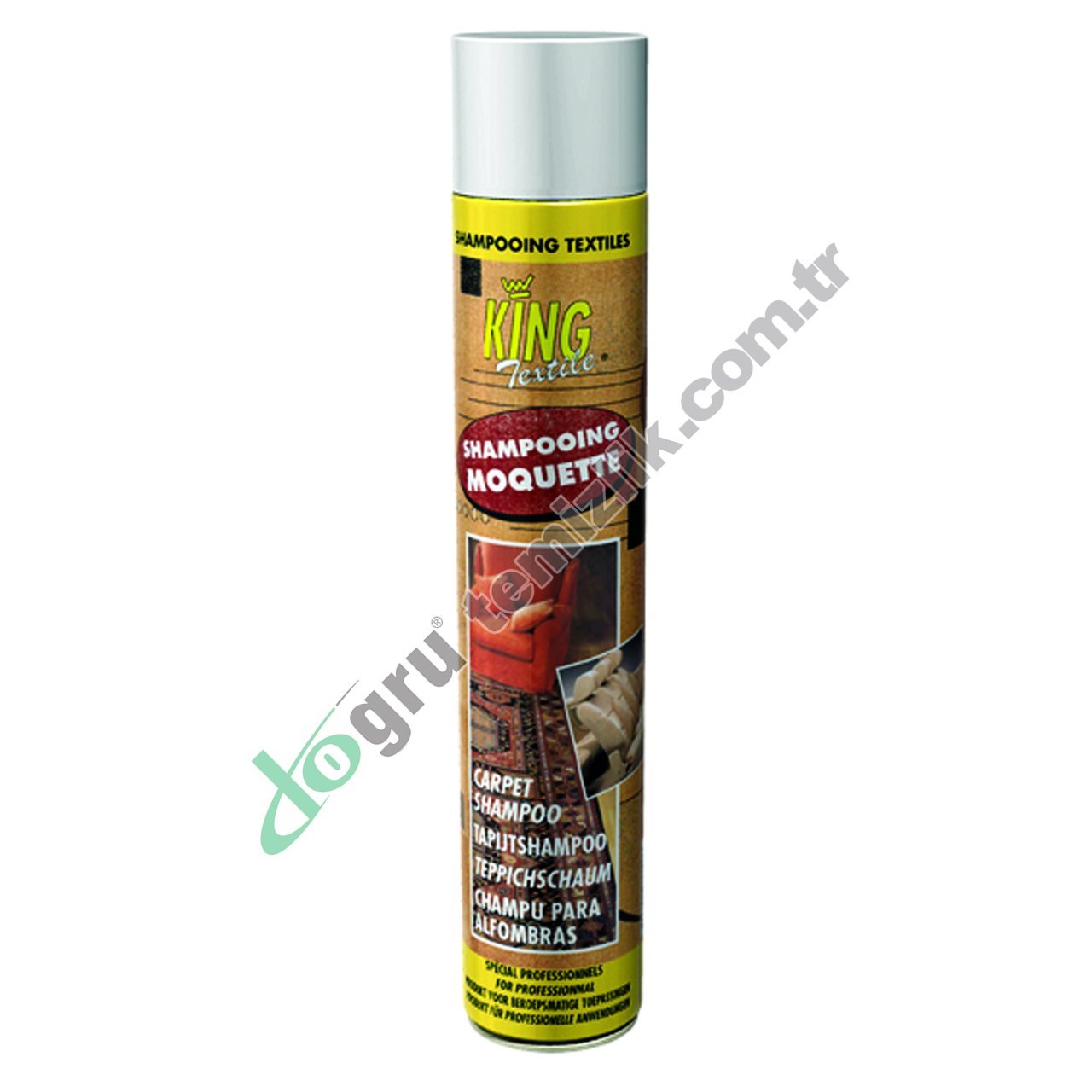 KING A02137 HALI, KOLTUK ve TEKSTİL TEMİZLEME KÖPÜĞÜ 750ML