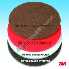 3M SCOTCH BRITE SB SİYAH YER PEDI (7200 serisi)