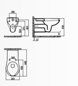 Creavit Bedensel Engelli Asma Klozet