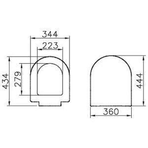 Vitra S50 Klozet Kapağı (YAVAŞ KAPANMAYAN)