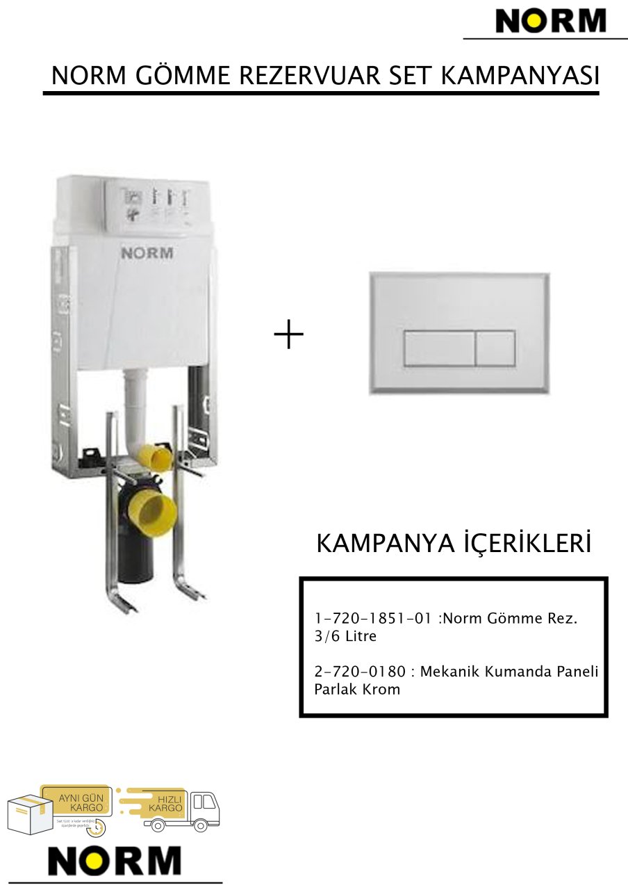 Norm Gömme Rezervuar Set Kampanyası