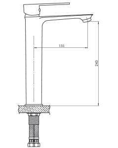 GPD MSL155-A PROVİDO SET ÜSTÜ LAVABO BATARYASI ALTIN GÖRÜNÜMLÜ