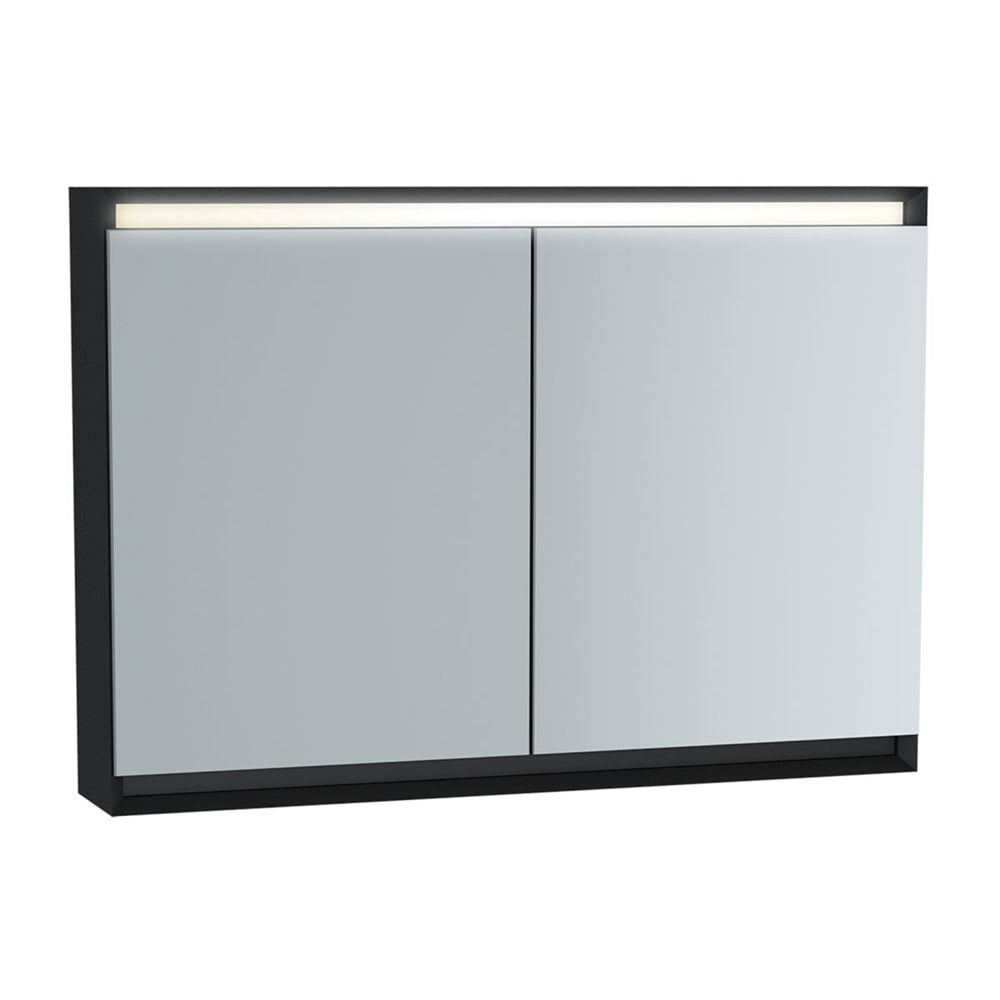Frame Dolaplı Ayna 100 cm Mat Siyah