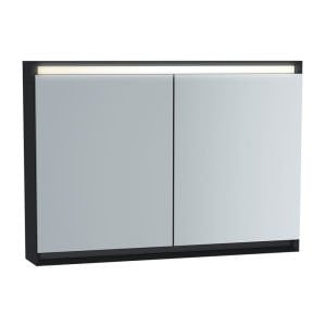 Frame Dolaplı Ayna 100 cm Mat Siyah