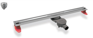 HÜPPE İLLUSSİON DUŞ KANALI 60 CM PARLAK+60 MM LİNEER  DUŞ KANALI SİFON YANDAN