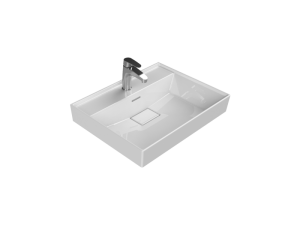 CERASTYLE SHARP ETAJERLİ LAVABO 60X48 CM