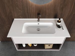 CERASTYLE BLUE ETAJERLİ LAVABO 70 CM