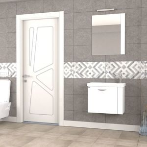 BİANİ MAXILA BANYO DOLABI MAT BEYAZ +60 CM LAVABO