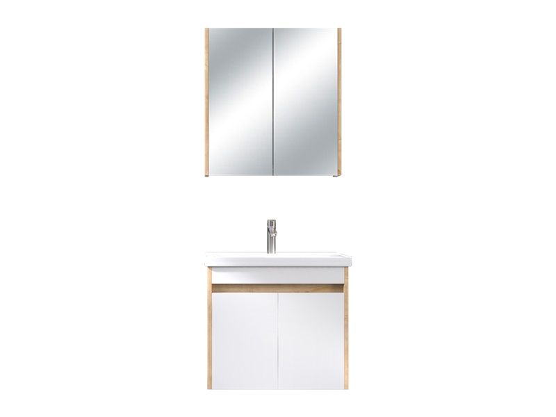 BİANİ BODRUM BANYO DOLABI 65 SAFİR MEŞE +65 CM LAVABO