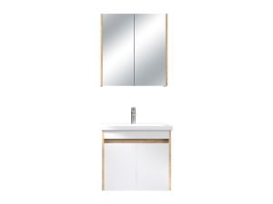 BİANİ BODRUM BANYO DOLABI 65 SAFİR MEŞE +65 CM LAVABO