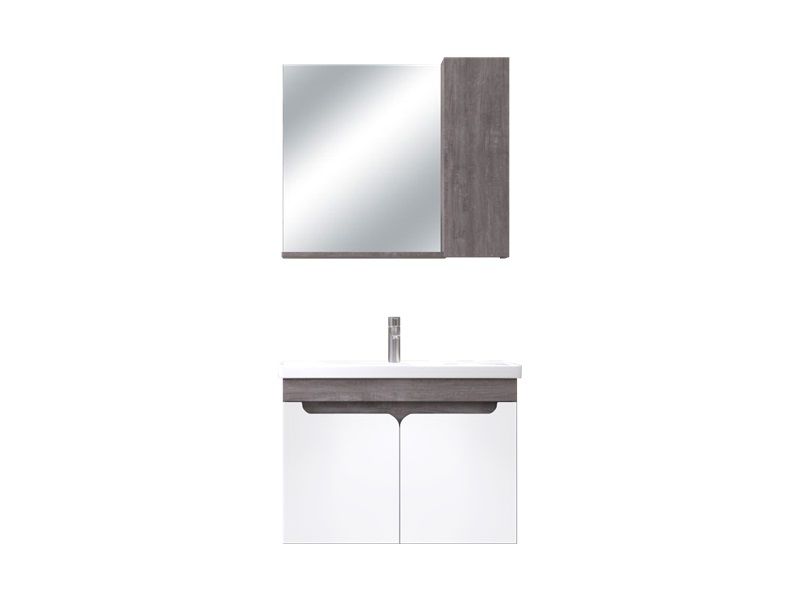BİANİ AYDA 80 PLANE BANYO DOLABI +80 CM LAVABO
