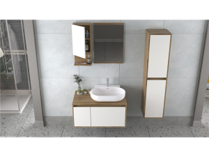 BİANİ ÜST DOLAP ATLAS 90 CM PINE MATT BEYAZ