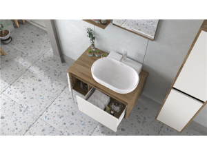 BİANİ ÜST DOLAP ATLAS 90 CM PINE MATT BEYAZ