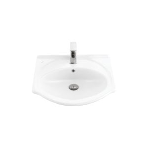 CREAVİT 55 CM TP ETAJERLİ  LAVABO BEYAZ