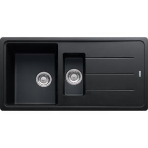 FRANKE BASIS BFG 651 NERO 1.5 GÖZLÜ SAĞ/SOL DAMLALIKLI GRANİT EVYE