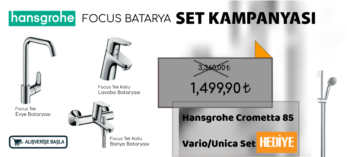 Hansgrohe Focus Batarya Seti