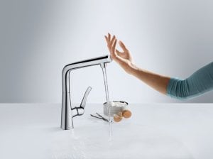 Hansgrohe Metris Select Tek kollu eviye bataryası 320