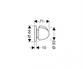 Hansgrohe Açma-Kapama Valf (stop vana)