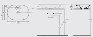 İsvea SistemaY Soft Puro Tezgahüstü Lavabo 60 cm