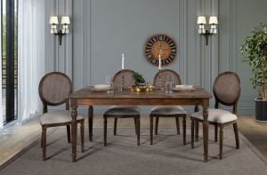 Negüzelev Gent Masif Masa Takımı