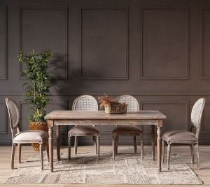 Negüzelev Santa Masif Masa Takımı